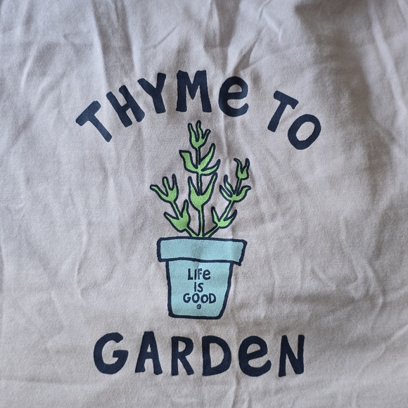 Life Is Good Crusher "Thyme To Garden" Tank Size XXXL - Picture 3 of 9
